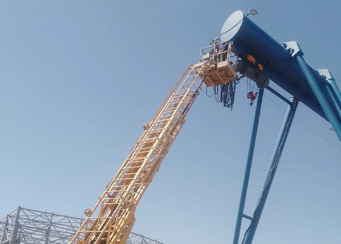 Обслуживание портового крана